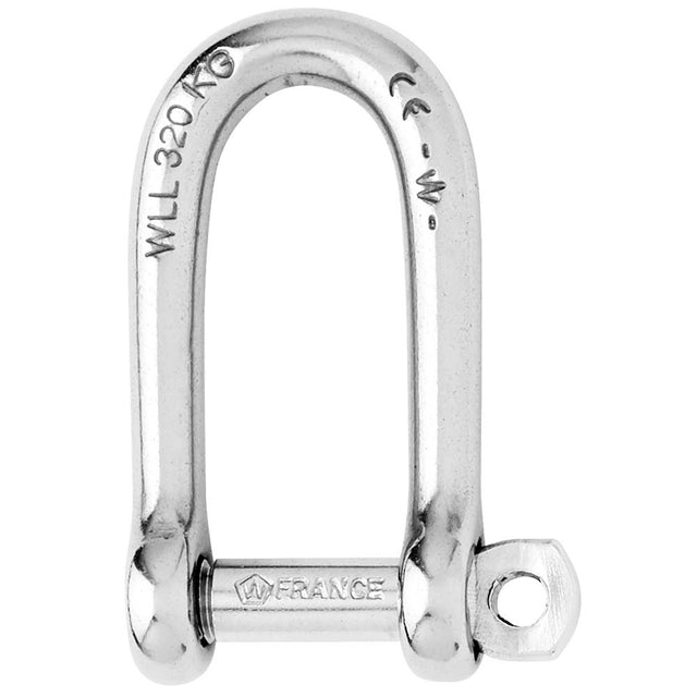 Wichard SelfLocking Long D Shackle  Diameter 6mm  14 1213W