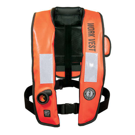 Mustang HIT Inflatable Work Vest  Orange  AutomaticManual MD31880220202