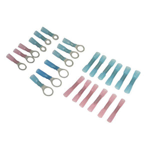 TH Marine Heat Shrink Terminal Connector Kit 24Piece BEEL51047DP