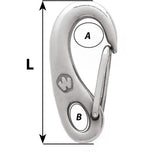 Wichard Safety Snap Hook  50mm 2480W