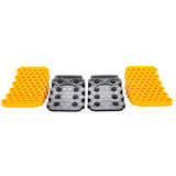 Camco Curved Leveler  Wheel Chock 2Pack 44425