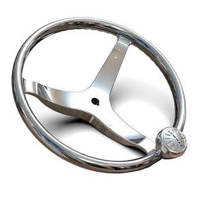 Lewmar 3 Spoke 135 Steering Wheel wPowerGrip Knob 89700820