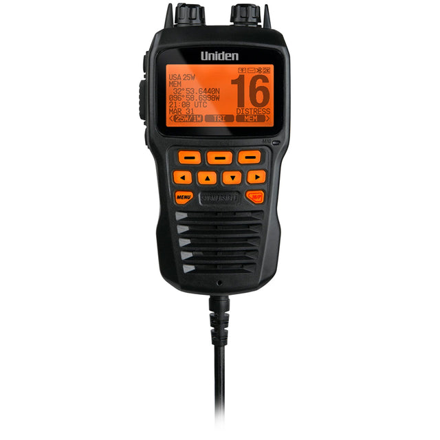 Uniden Remote Mic fUM725 VHF Radios  Black UMRMICBK