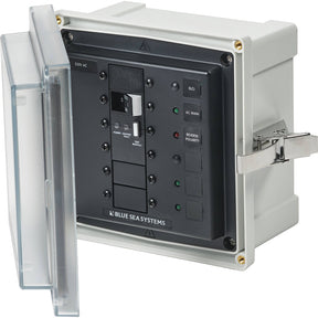 Blue Sea 3123  SMS Panel Enclosure wELCI 32A  3 Blanks  230V AC 3123