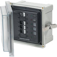 Blue Sea 3130  SMS Panel Enclosure wMain  3 Branch 15A  120V AC 3130