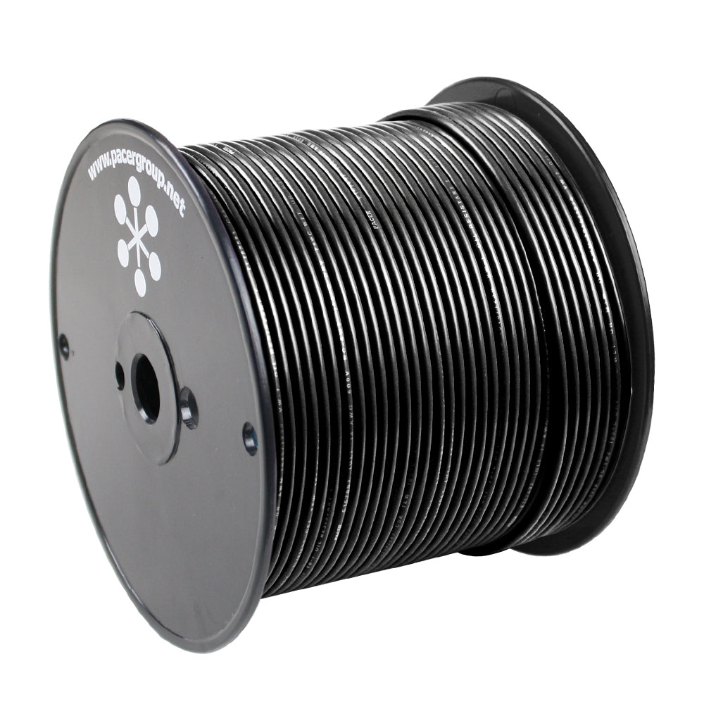 Pacer Black 18 AWG Primary Wire  500  WUL18BK500