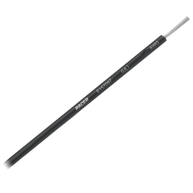 Pacer Black 16 AWG Primary Wire  25  WUL16BK25