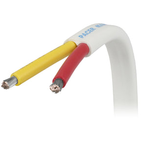 Pacer 142 AWG Safety Duplex Cable  Flat Cable  RedYellow  250 W142RYW250