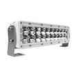 Black Oak Pro Series 30 Double Row 10 LED Light Bar  Combo Optics  White Housing 10CMD5OS