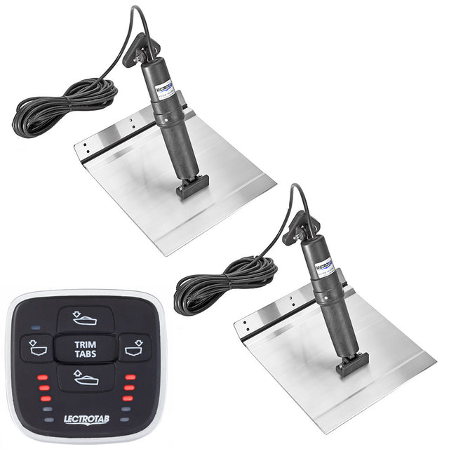 Lectrotab XKA Aluminum Alloy Trim Tab Kit wMLC1 Control  12 x 24  XKASML12X24A