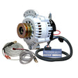 Balmar Alternator 100 AMP Kit 12V 12 Single Foot Spindle Mount Dual Vee Pulley Regulator  Temp Sensor 621VUPMC100DV