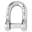 Wichard SelfLocking Allen Head Pin D Shackle  10mm Diameter  1332 1305W