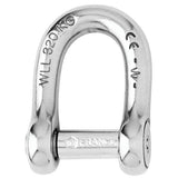 Wichard SelfLocking Allen Head Pin D Shackle  10mm Diameter  1332 1305W