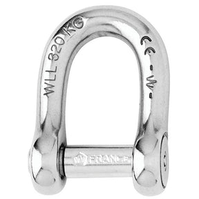 Wichard SelfLocking Allen Head Pin D Shackle  10mm Diameter  1332 1305W