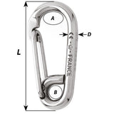 Wichard Symmetric Carbin Hook  120mm Length  1532 2317W