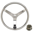 Uflex  V46  135 Stainless Steel Steering Wheel wSpeed Knob  Chrome Nut V46 KIT