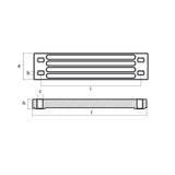 Tecnoseal Aluminum Yamaha Bar Anode fEngine Bracket 011121AL