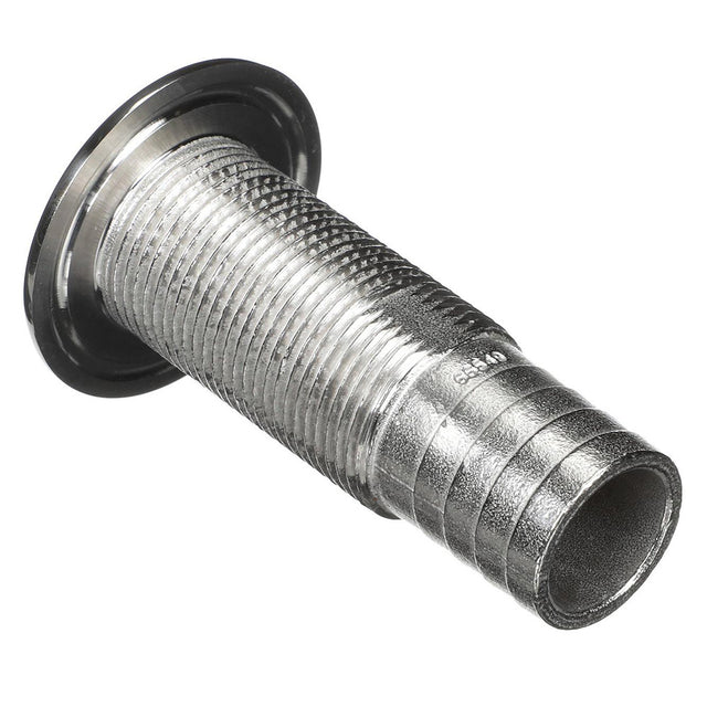Attwood Stainless Steel ThruHull Standard Straight Barbed  118 Inner Diameter 665493