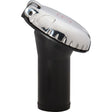 Attwood Deck Fill fCarbon Canister System  Angled Body  Scalloped Stainless Steel Cap 99DFCCAS1S