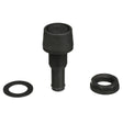 Attwood Straight Fuel Vent  Black Polypropylene 16073