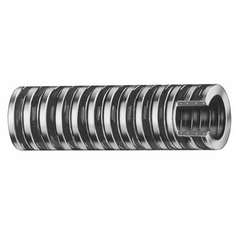 Trident Marine 34 Heavy Duty PVC Bilge  Livewell Hose FDA  Clear wBlack Helix  Sold by the Foot 1470346FT