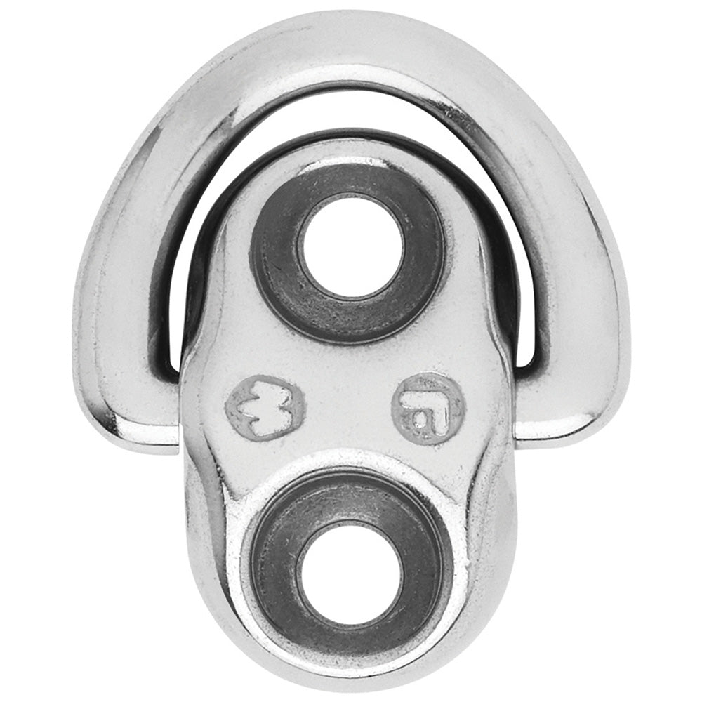 Wichard Folding Pad Eye  6mm Diameter 1564  2 Fixed Holes 6684W