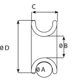 Wichard FRX25 Friction Ring  25mm 6364 22517W