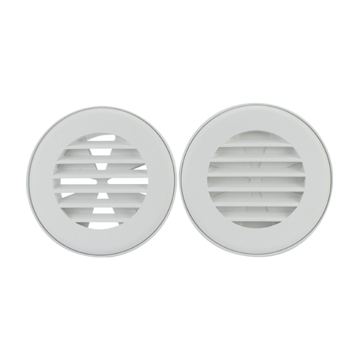 B&B Molders 4" Thermovent with Damper, White : BBT-301-015-00010