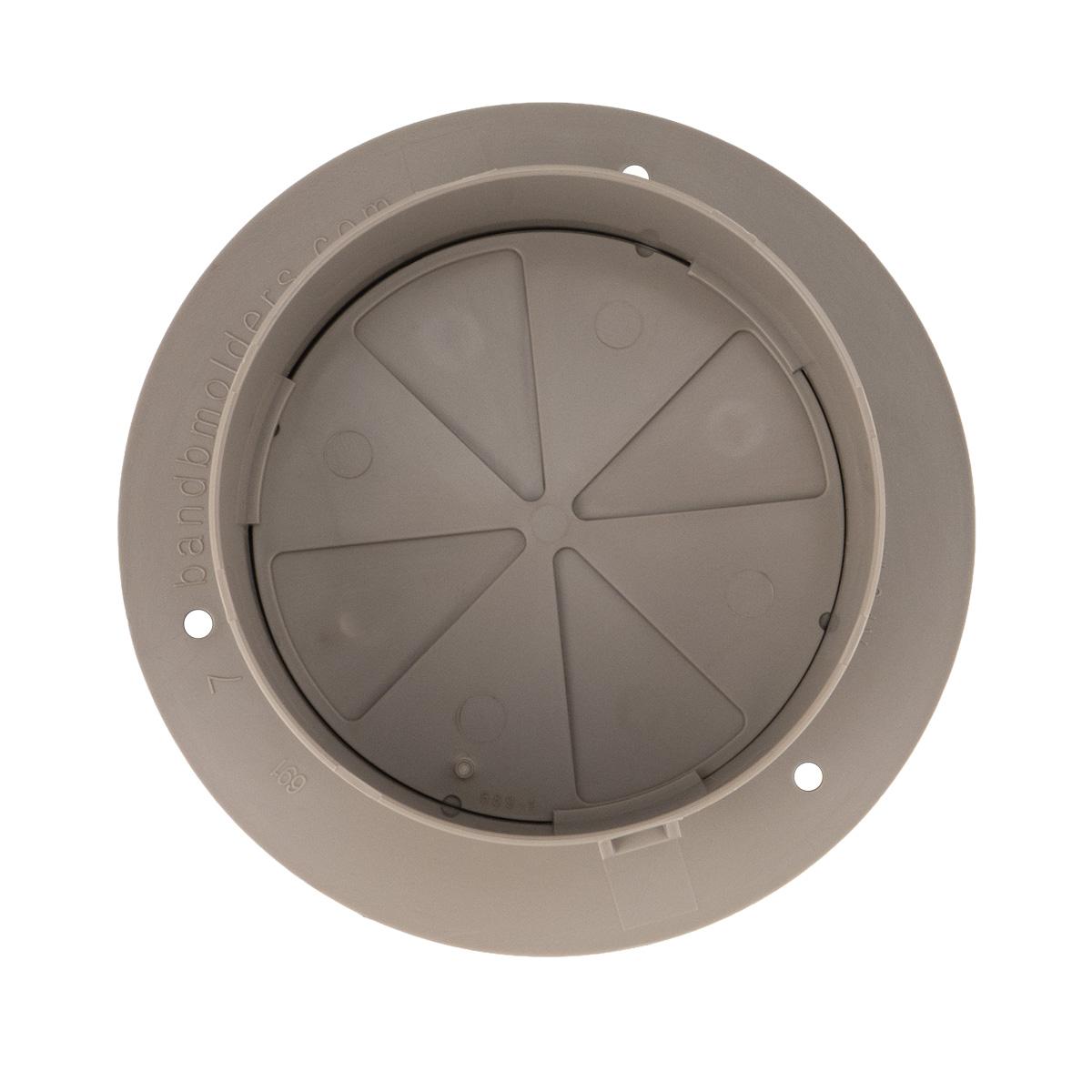 B&B Molders 4" Thermovent with Damper, Tan : BBT-301-015-00011