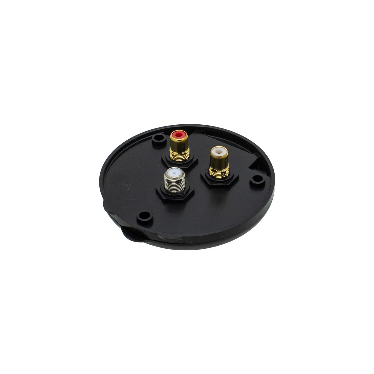 B&B Molders Compact Enclosure, Conceal COAX & RCA Audio Jacks, Black : BBT-301-035-00011