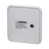 B&B Molders Locking Electric Hatch, White : BBT-301-038-00004