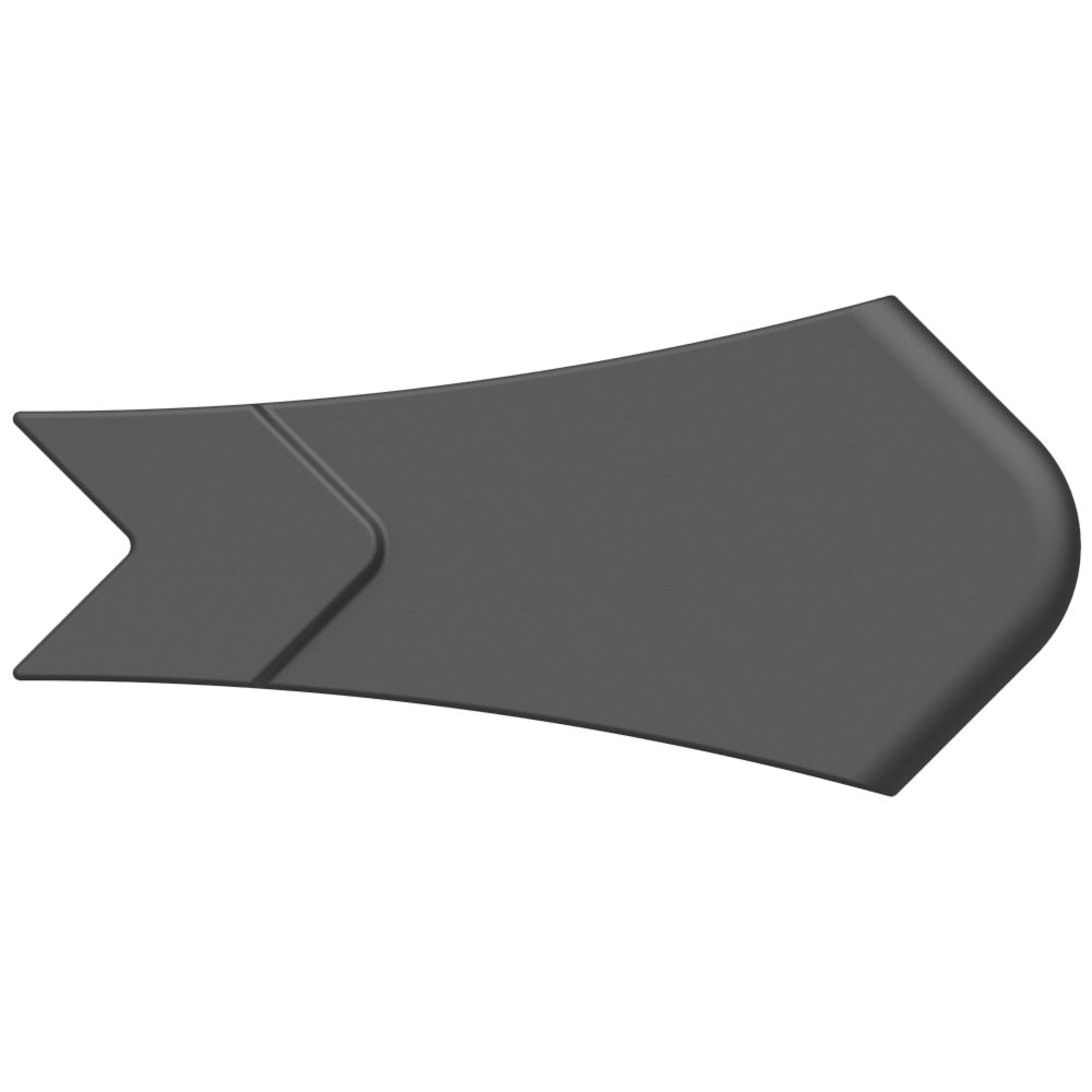 B&B Molders 2.5" Rounded Corner Slide Out Cover, Black : BBT-701-022-00051