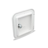 B&B Molders Multi-Purpose Backless Hatch, G391 Lock, Polar White : BBT-701-040-94299