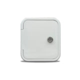 B&B Molders Multi-Purpose Backless Hatch, G391 Lock, Polar White : BBT-701-040-94299