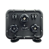 Titus Panel T-Series (City Fill, Tank Fill, Tank Flush, 4 Coax), Black : BBT-701-043-00024