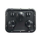 Titus Panel T-Series (City Fill, Tank Fill, Tank Flush, 4 Coax), Black : BBT-701-043-00024