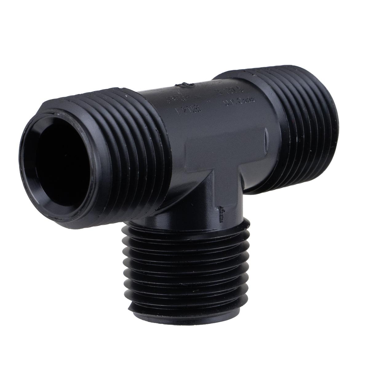 T-Connector Fitting for Nautilus System, Black : BBT-711-002-00020