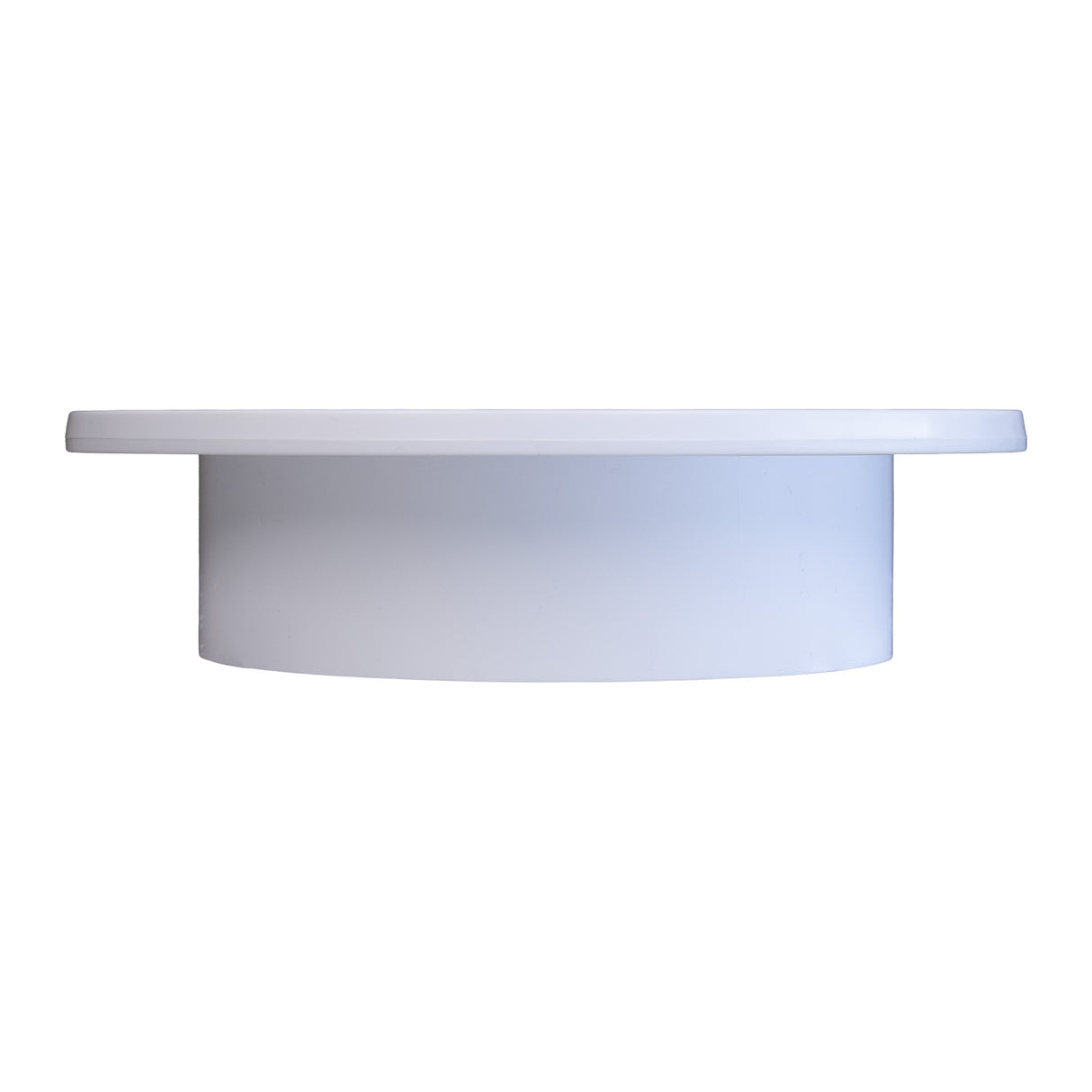 B&B Molders CoolVent A/C Ceiling Vent Base Plate, 1.5” Collar Depth, Polar White : BBT-712-016-00003