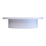 B&B Molders CoolVent A/C Ceiling Vent Base Plate, 1.5” Collar Depth, Polar White : BBT-712-016-00003