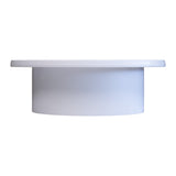 B&B Molders CoolVent A/C Ceiling Vent Base Plate, 2” Collar Depth, Polar White : BBT-712-016-00025