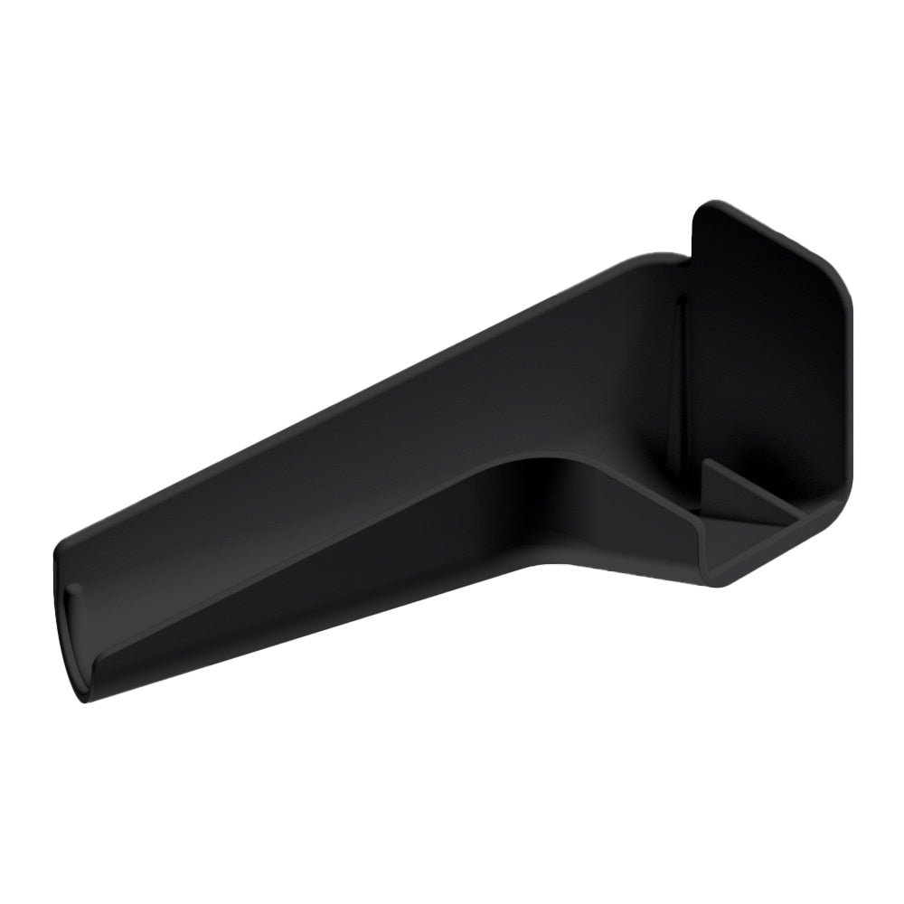 B&B Molders Long Left Rain Gutter Spout, Black : BBT-712-024-00012