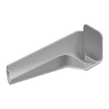 B&B Molders Extended Left Rain Gutter Spout, Gray : BBT-712-024-00014
