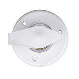 B&B Molders City Water Fill Inlet with Brass Valve, White : BBT-713-005-00004