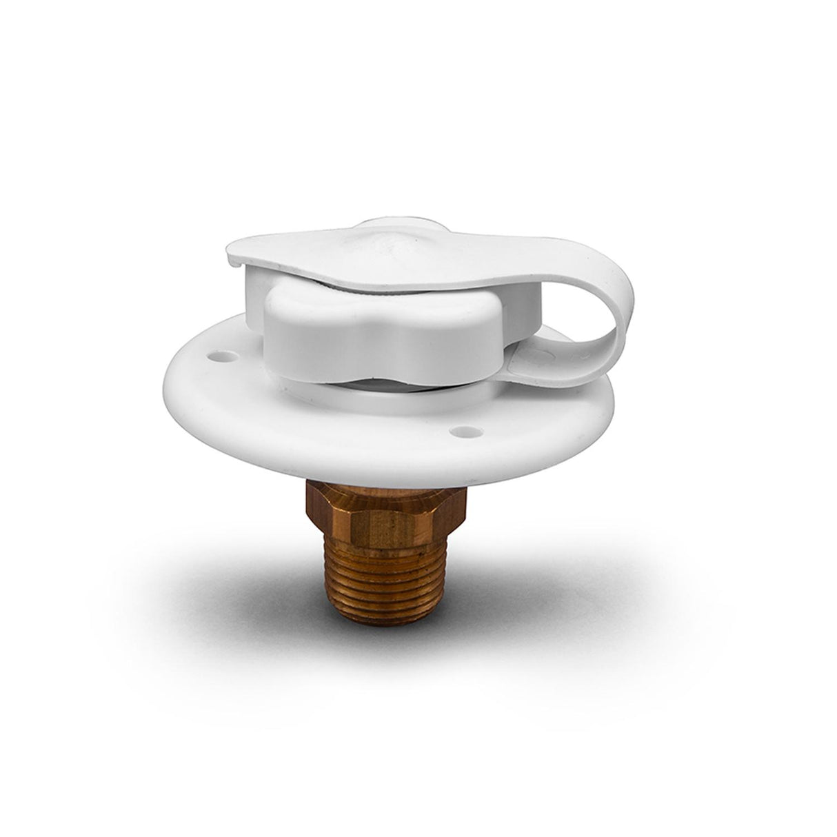 B&B Molders City Water Fill w/Brass Check Valve, Polar White : BBT-713-005-00005