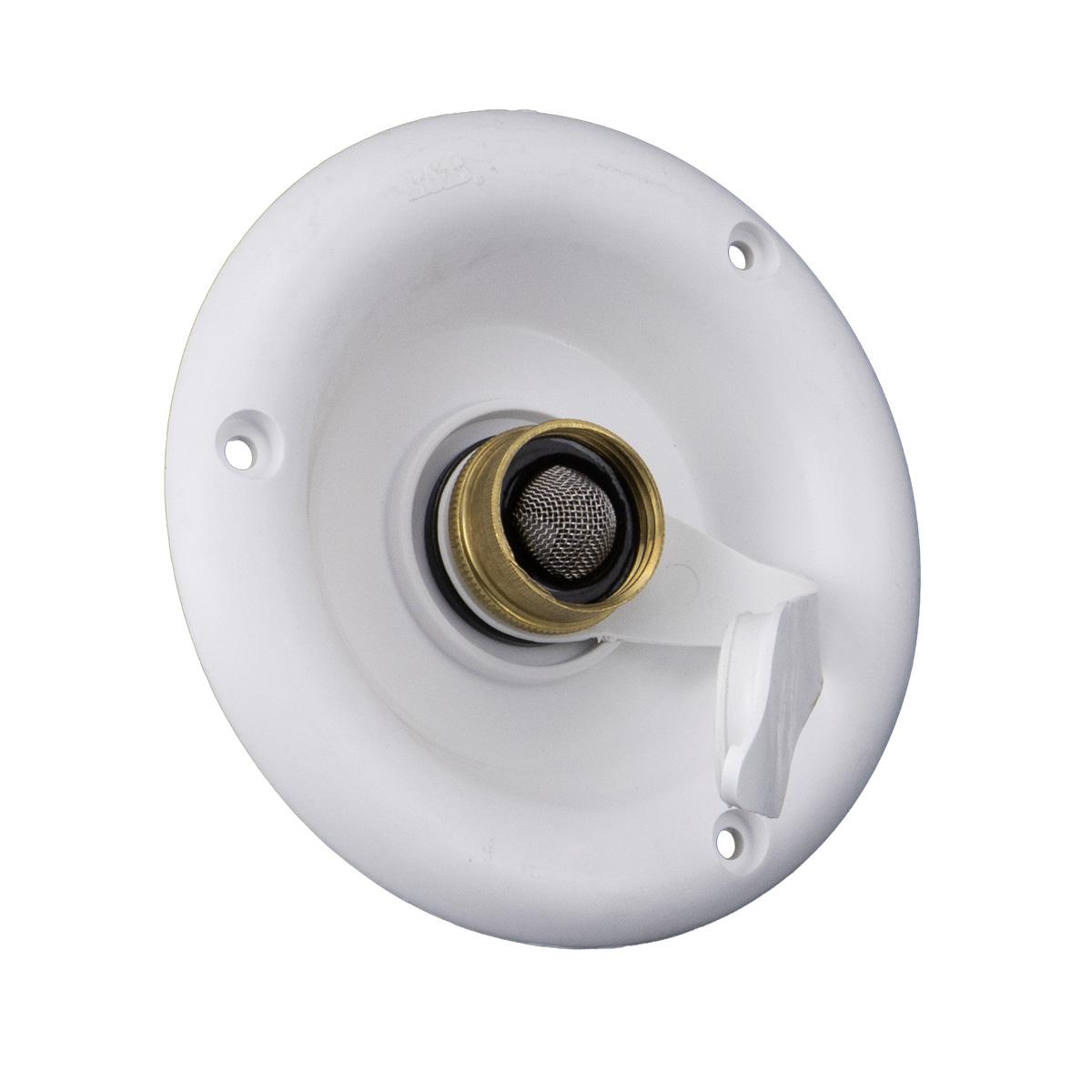 B&B Molders City Water Dish, White : BBT-713-005-00031