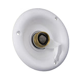 B&B Molders City Water Dish, White : BBT-713-005-00031