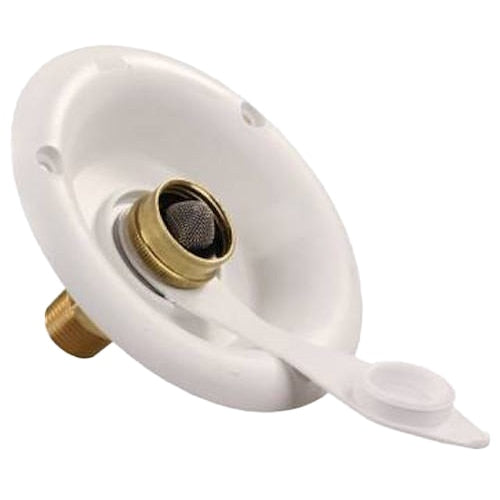 B&B Molders City Water Dish, White : BBT-713-005-00031
