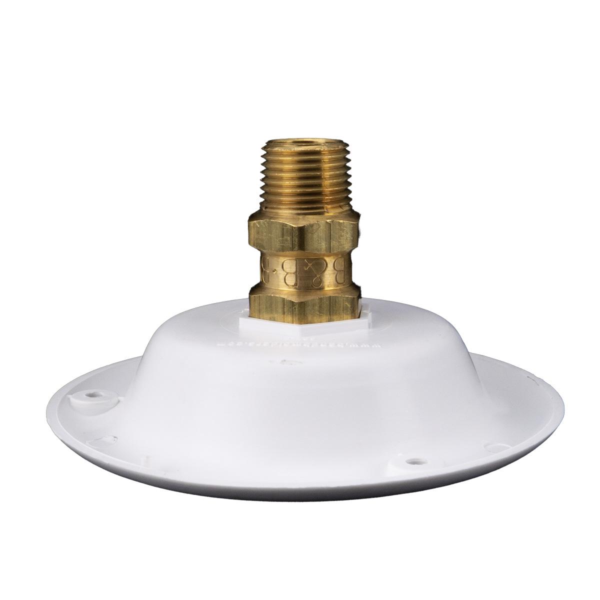 B&B Molders City Water Dish, White : BBT-713-005-00031