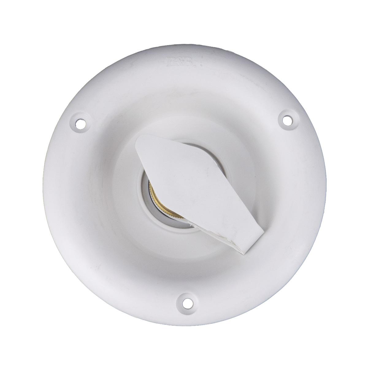 B&B Molders City Water Dish, White : BBT-713-005-00031