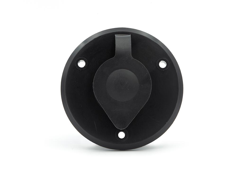 B&B Molders Cable TV Plate, Black : BBT-713-005-00042